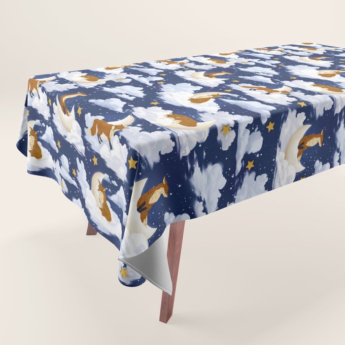Enchanted Fox Moons Tablecloth Gallery Image 1