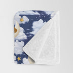 Enchanted Fox Moons Throw Blanket Gallery Image 3