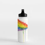 T-Rex Dinosaur Vomits Rainbow Water Bottle Gallery Image 3