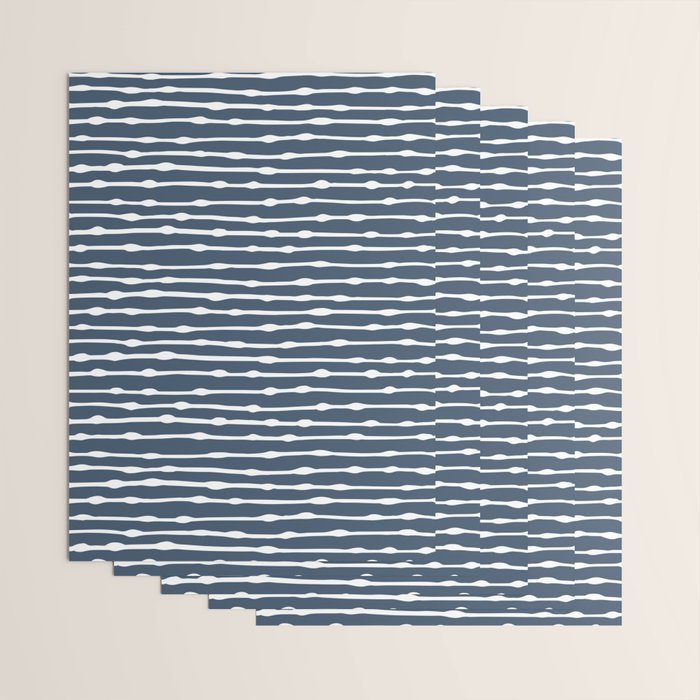 Khipu . Classic Blue Wrapping Paper Gallery Image 3