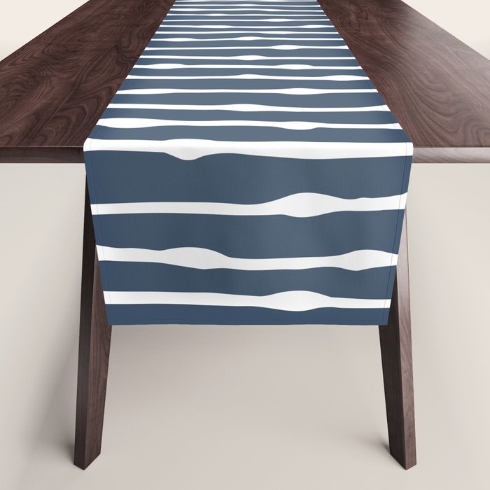 Khipu . Classic Blue Table Runner Gallery Image 1