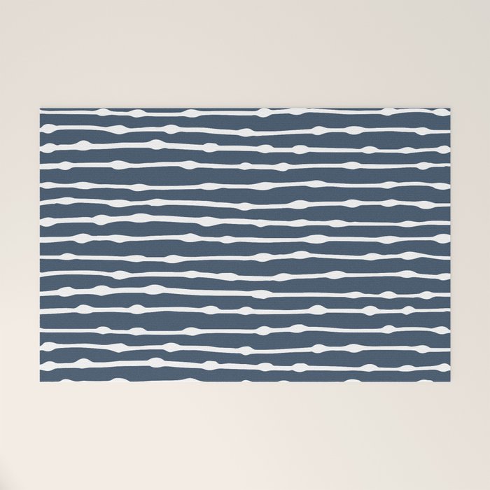 Khipu . Classic Blue Welcome Mat Gallery Image 1
