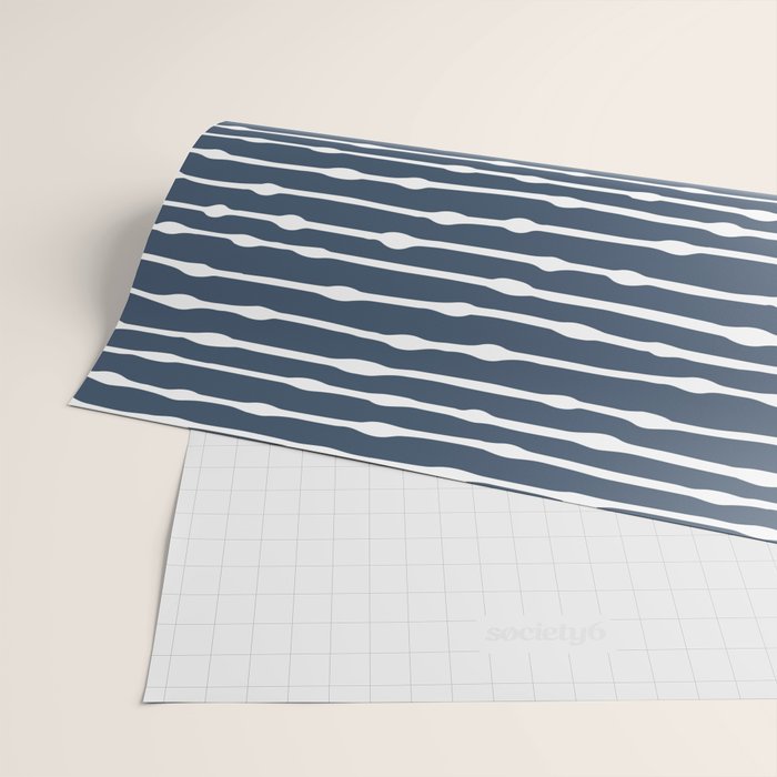 Khipu . Classic Blue Wrapping Paper Gallery Image 2