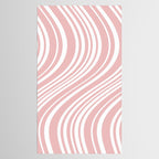 Wavy Stripes XXIX - Blush Pink Tablecloth Gallery Image 2