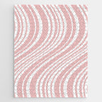 Wavy Stripes XXIX - Blush Pink Jigsaw Puzzle Gallery Image 1