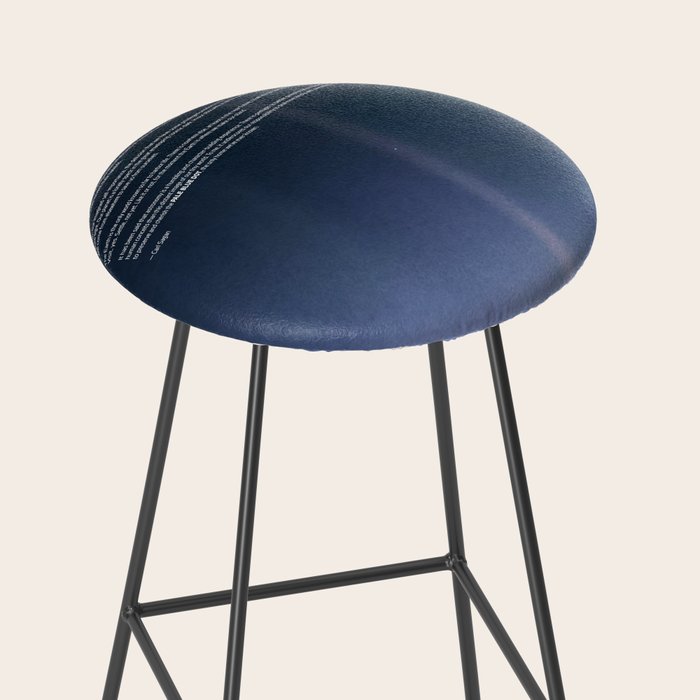Pale Blue Dot â Voyager 1 (2020 rev.), quote Stool Gallery Image 2