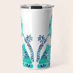 Vintage Rotary Phone - Turquoise Palette Travel Mug Gallery Image 1