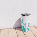 Vintage Rotary Phone - Turquoise Palette Travel Mug Gallery Image 4
