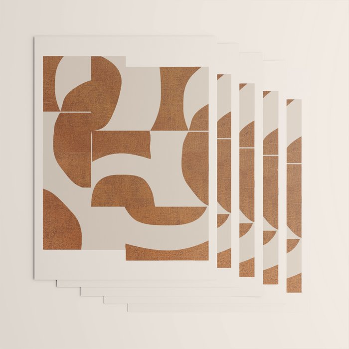 Minimal Geometric Shapes 227 Wrapping Paper Gallery Image 3