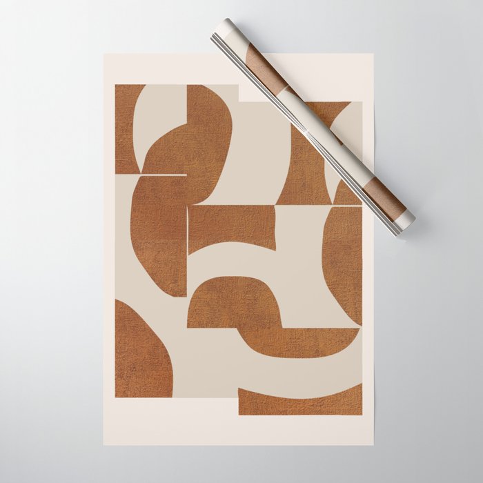 Minimal Geometric Shapes 227 Wrapping Paper Gallery Image 1