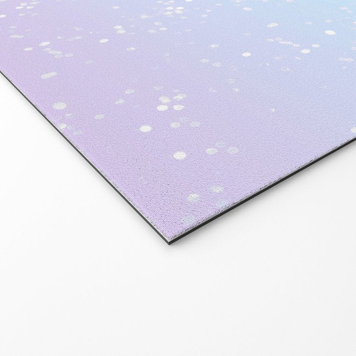 turquoise and lavender pastel bokeh effect ombre gradient Welcome Mat Gallery Image 2