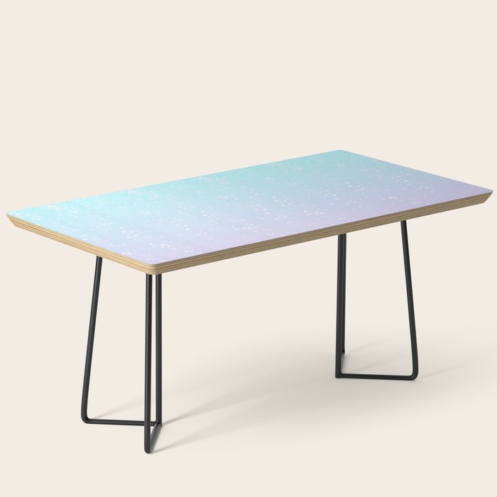 turquoise and lavender pastel bokeh effect ombre gradient Coffee Table Gallery Image 1