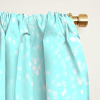 turquoise and lavender pastel bokeh effect ombre gradient Window Curtain Gallery Image 2
