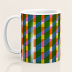 Retro Colorful Plaid Pattern Coffee Mug Gallery Image 3