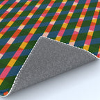 Retro Colorful Plaid Pattern Rug Gallery Image 4