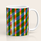 Retro Colorful Plaid Pattern Coffee Mug Gallery Image 1