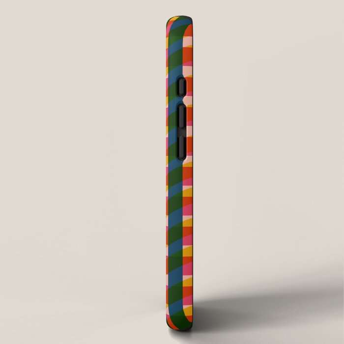 Retro Colorful Plaid Pattern iPhone Case Gallery Image 2