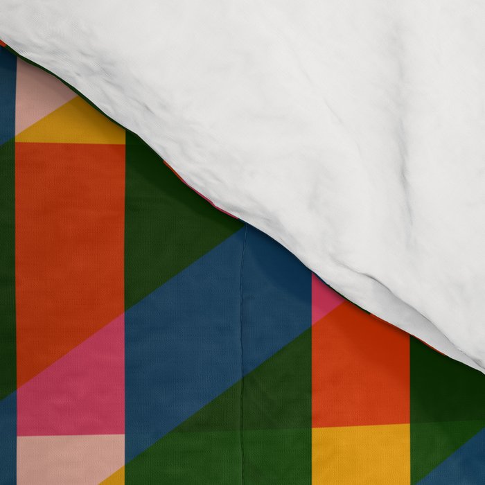 Retro Colorful Plaid Pattern Comforter Gallery Image 4
