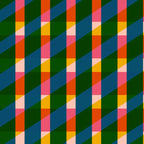 Retro Colorful Plaid Pattern Coffee Mug Gallery Image 2