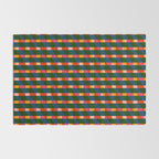 Retro Colorful Plaid Pattern Rug Gallery Image 2