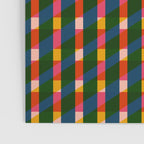 Retro Colorful Plaid Pattern Poster Gallery Image 3