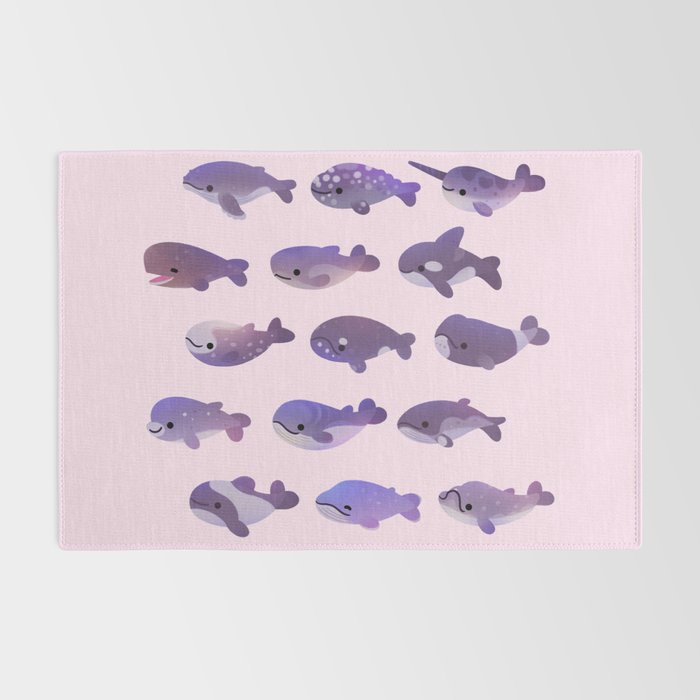 Whale Day - bright Rug Gallery Image 2