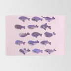 Whale Day - bright Rug Gallery Image 2