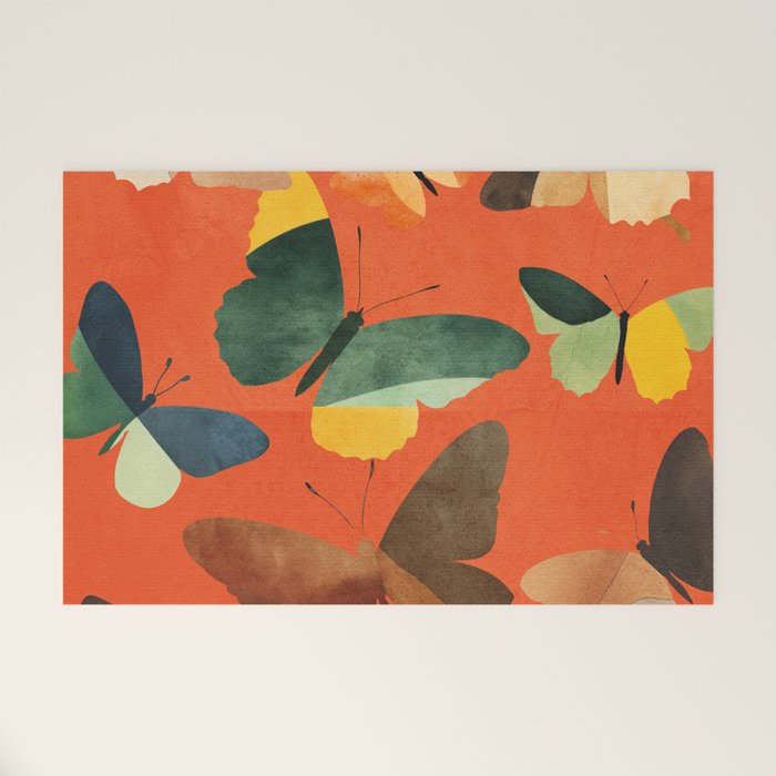 Beautiful Butterflies 3 Welcome Mat Gallery Image 1