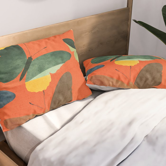 Beautiful Butterflies 3 Pillow Sham Gallery Image 2
