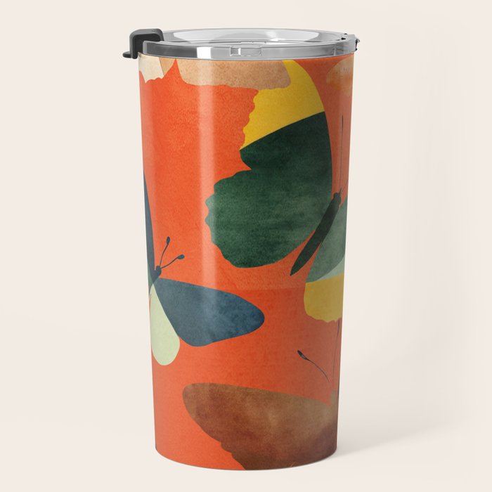 Beautiful Butterflies 3 Travel Mug Gallery Image 3