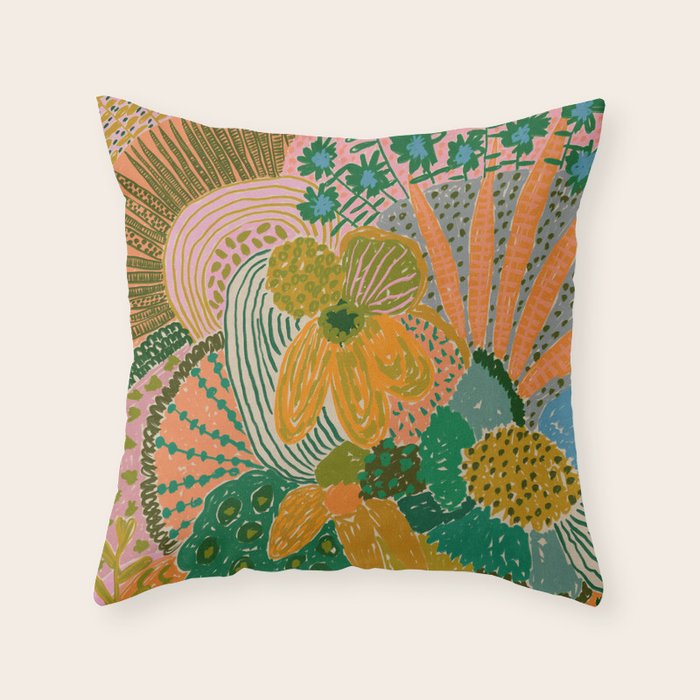 In Bloom #2 Throw Pillow Gallery Image 6