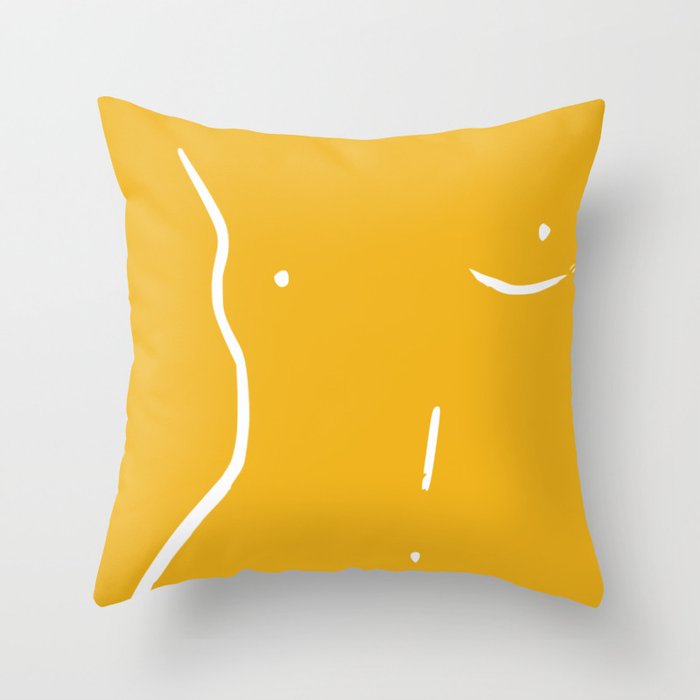 Nude to Art Throw Pillow Gallery Image 6