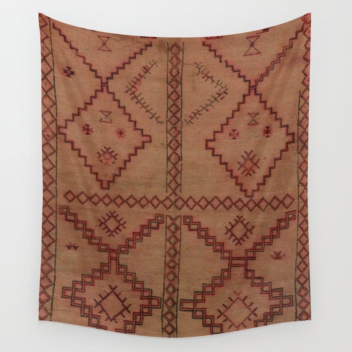 Heritage Moroccan Berber Carpet Design B29 Wall Tapestry Gallery Image 4