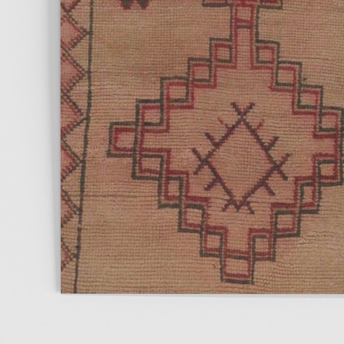 Heritage Moroccan Berber Carpet Design B29 Poster Gallery Image 3