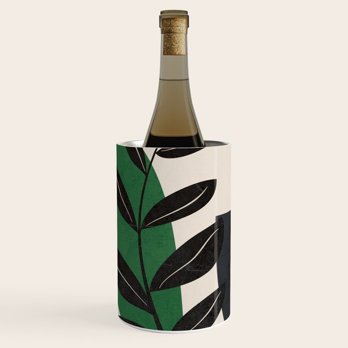 Modern Abstract Minimal Shapes Branches Art 5 Wine Chiller Gallery Image 1