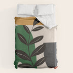 Modern Abstract Minimal Shapes Branches Art 5 Duvet Cover Gallery Image 6
