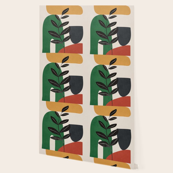 Modern Abstract Minimal Shapes Branches Art 5 Wallpaper Gallery Image 2