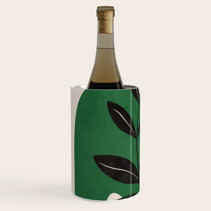 Modern Abstract Minimal Shapes Branches Art 5 Wine Chiller Gallery Image 2