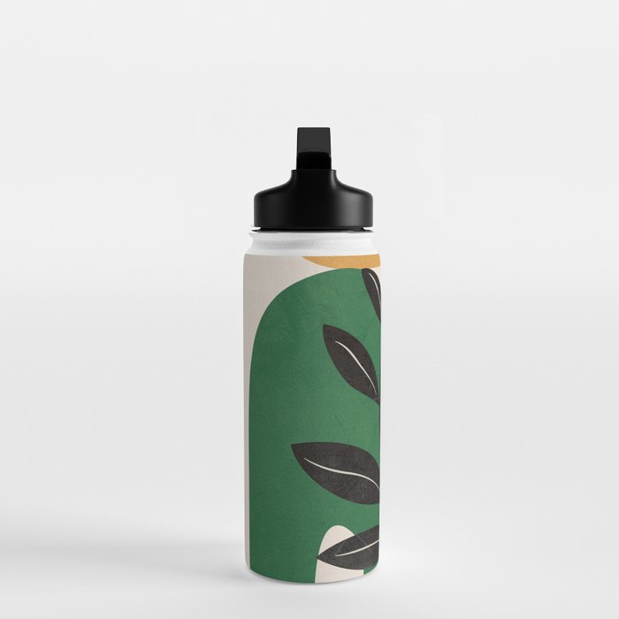 Modern Abstract Minimal Shapes Branches Art 5 Water Bottle Gallery Image 3