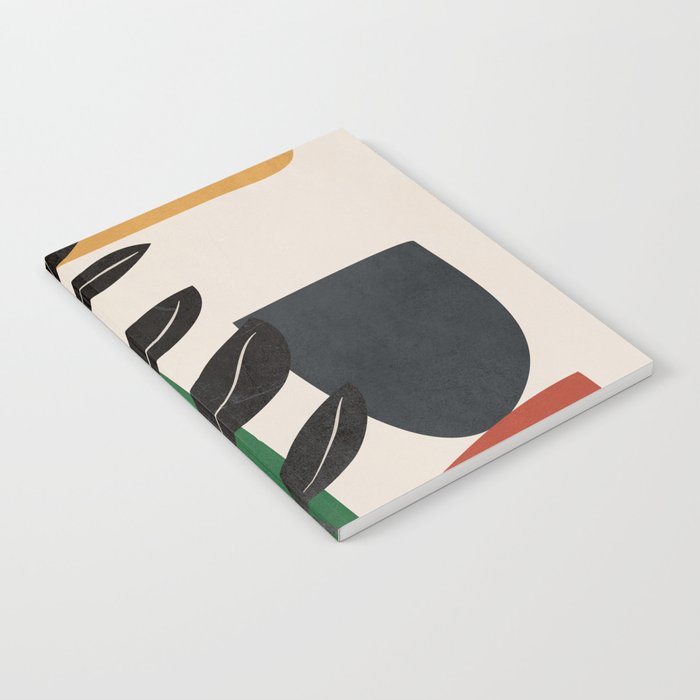Modern Abstract Minimal Shapes Branches Art 5 Notebook Gallery Image 2