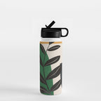 Modern Abstract Minimal Shapes Branches Art 5 Water Bottle Gallery Image 1