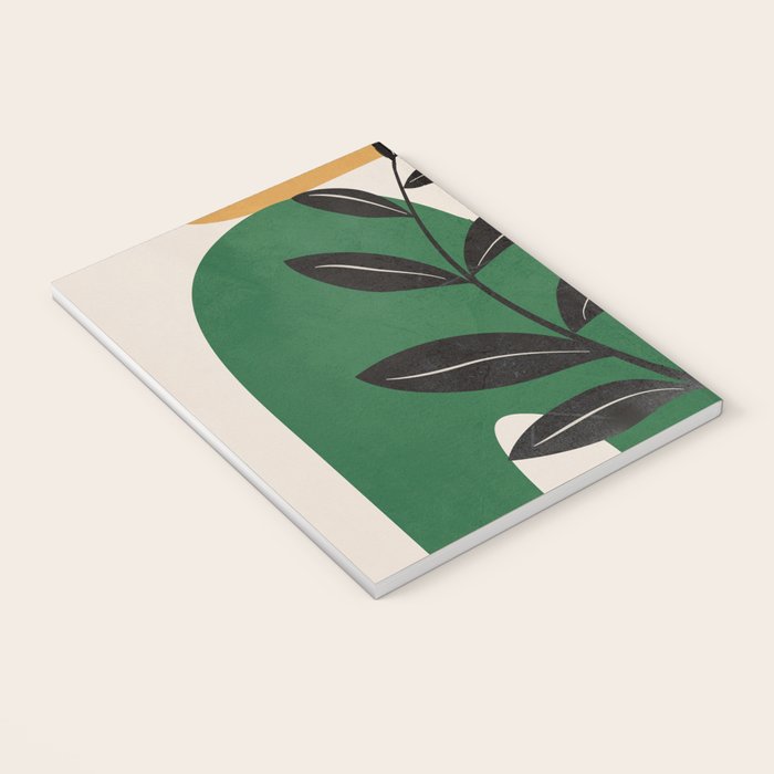 Modern Abstract Minimal Shapes Branches Art 5 Notebook Gallery Image 3