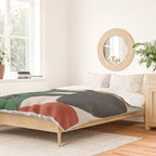 Modern Abstract Minimal Shapes Branches Art 5 Duvet Cover Gallery Image 2