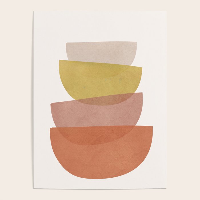 Abstract Minimal Shapes V Poster Gallery Image 4