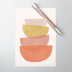 Abstract Minimal Shapes V Wrapping Paper Gallery Image 1