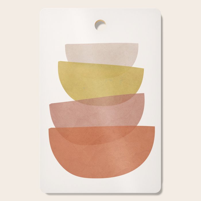 Abstract Minimal Shapes V Cutting Board Gallery Image 1