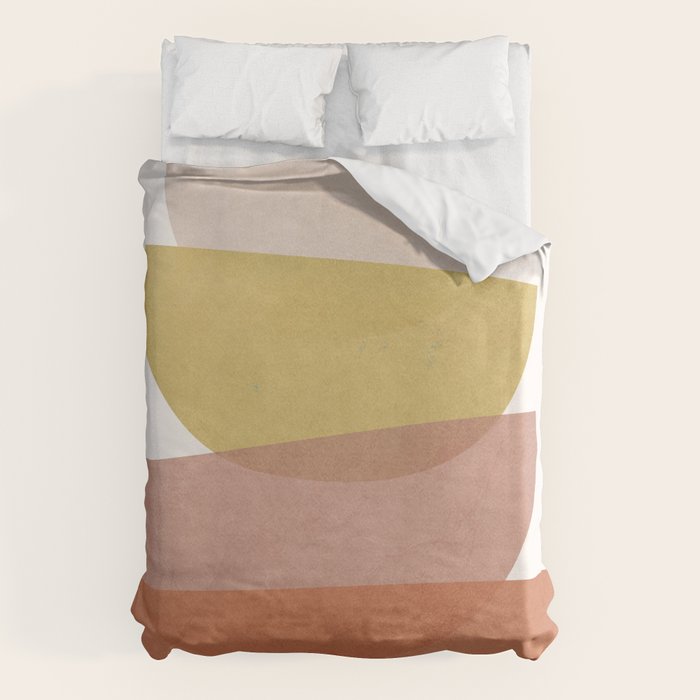 Abstract Minimal Shapes V Duvet Cover Gallery Image 6