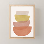 Abstract Minimal Shapes V Mini Art Print Gallery Image 1