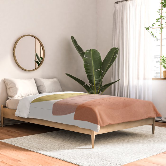 Abstract Minimal Shapes V Comforter Gallery Image 2