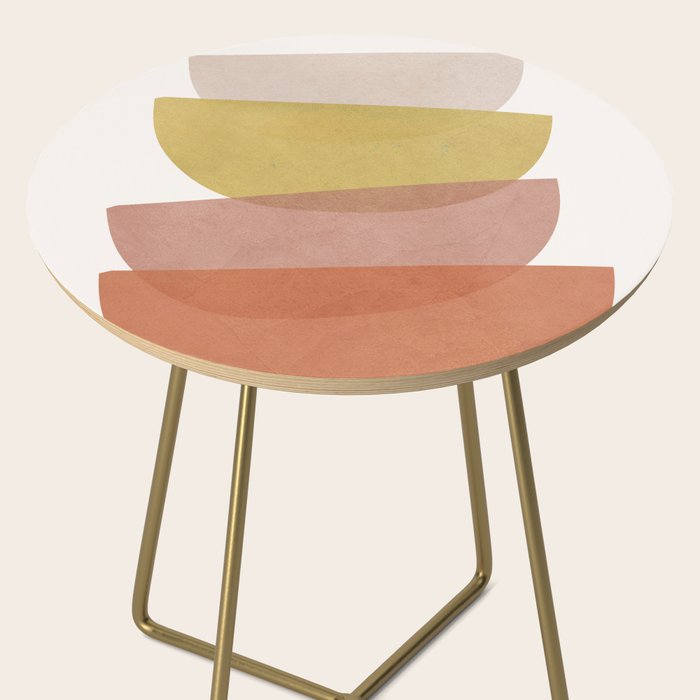 Abstract Minimal Shapes V Side Table Gallery Image 2